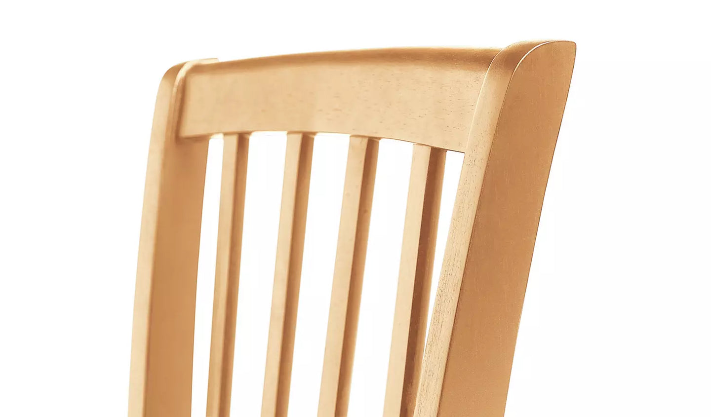 Assembled Solid Wood Dining Chairs - Natural